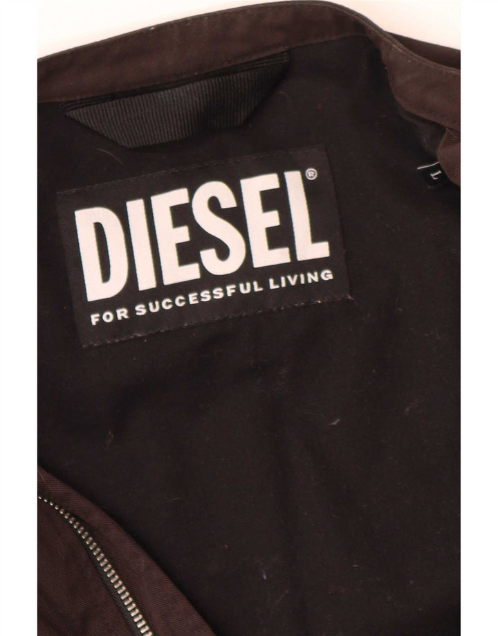 Diesel Ανδρικό Bomber Jacket UK 40 Large Brown Nylon