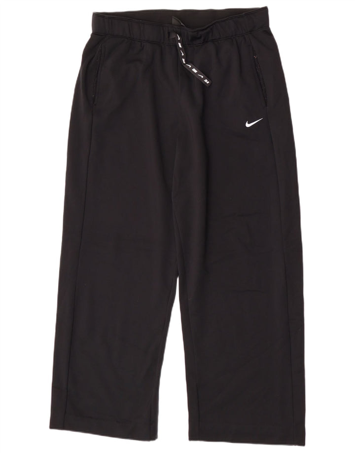 Γυναικεία αθλητική φόρμα Nike Dri Fit Παντελόνι μεγάλο μαύρο νάιλον