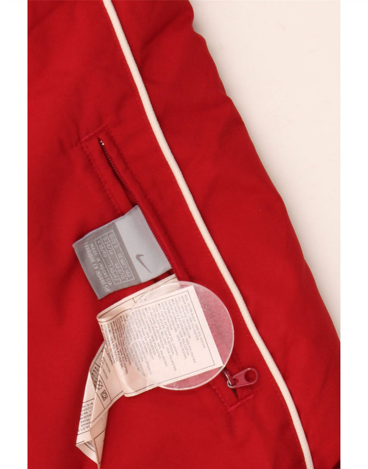 Γυναικείο αναστρέψιμο μπουφάν Nike UK 8/10 Μικρό κόκκινο πολυεστέρα