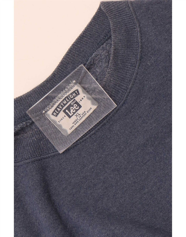 Ανδρικό φούτερ Lee Jumper XL Μπλε βαμβακερό