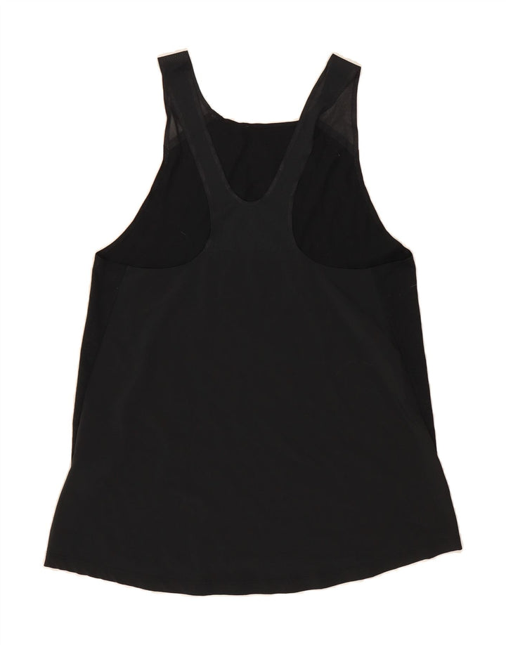 NIKE Womens Dri Fit Vest Top UK 10 Small Black Polyester Vintage Nike and Second-Hand Nike from Messina Hembry 