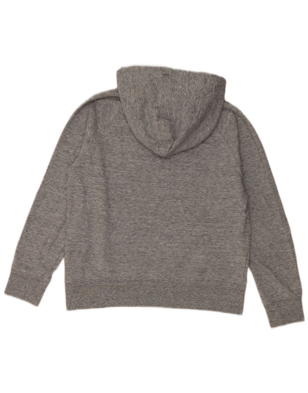 Levi's Womens Graphic Hoodie Jumper UK 10 Small Grey Flecked