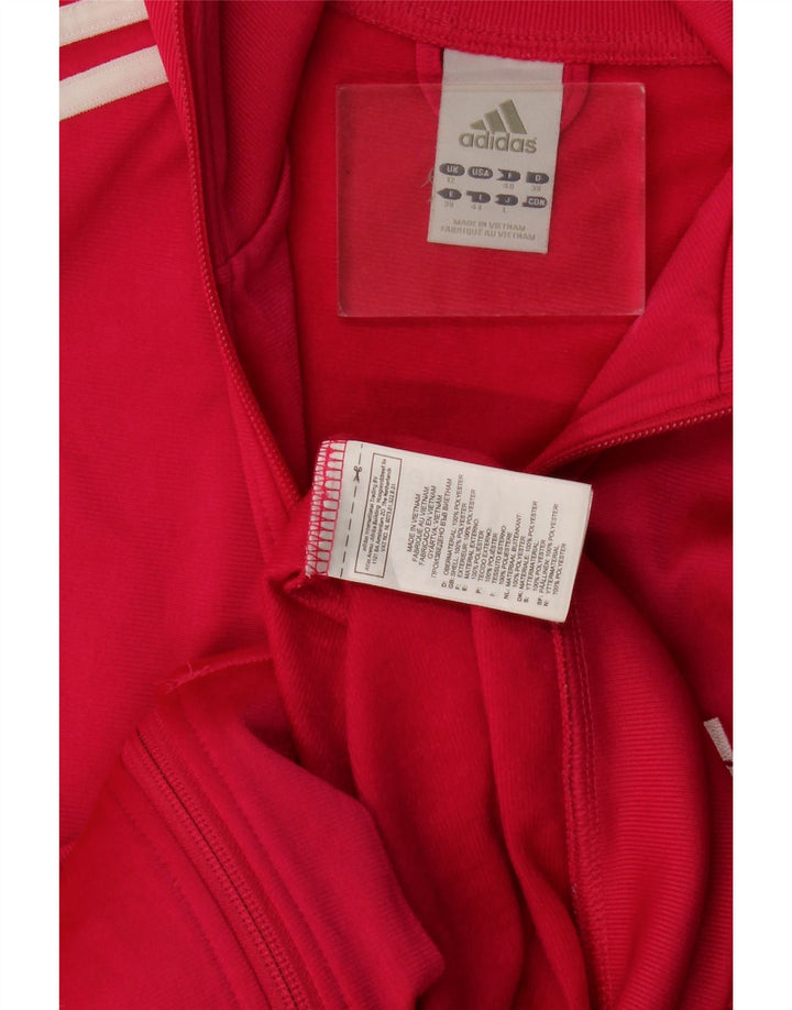 Γυναικεία αθλητική φόρμα Adidas Top Jacket UK 12 Medium Pink Polyester
