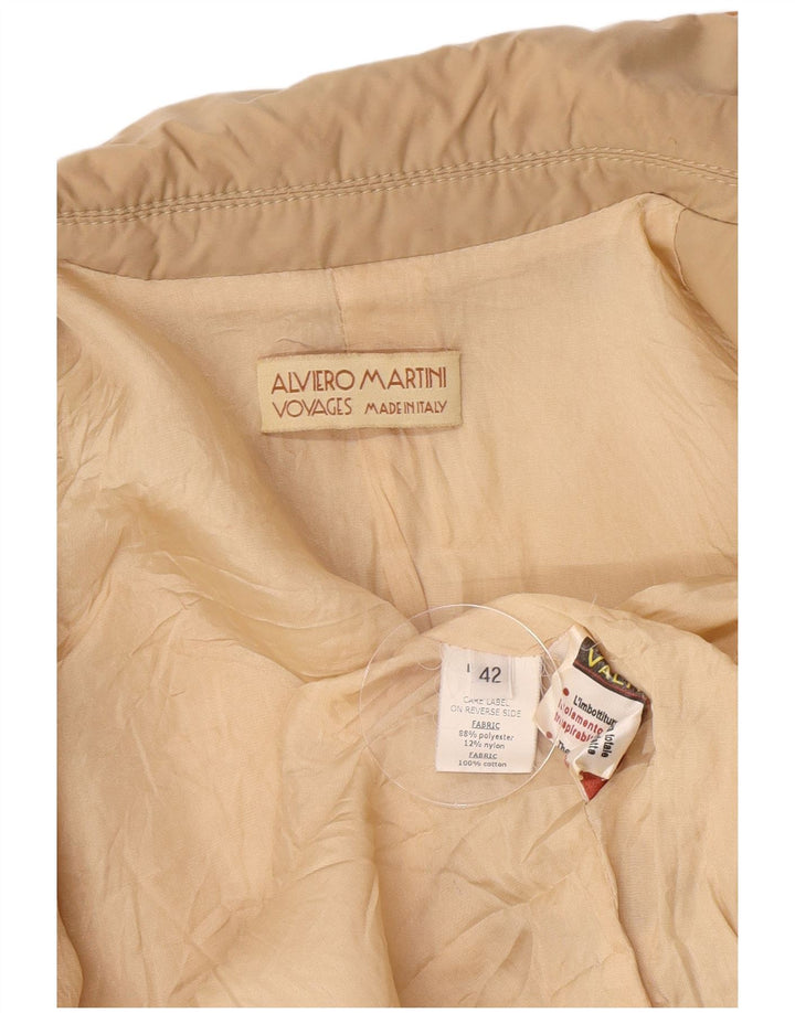 ALVIERO MARTINI Γυναικεία Voyages 4 Button Blazer Jacket IT 42 Medium Beige