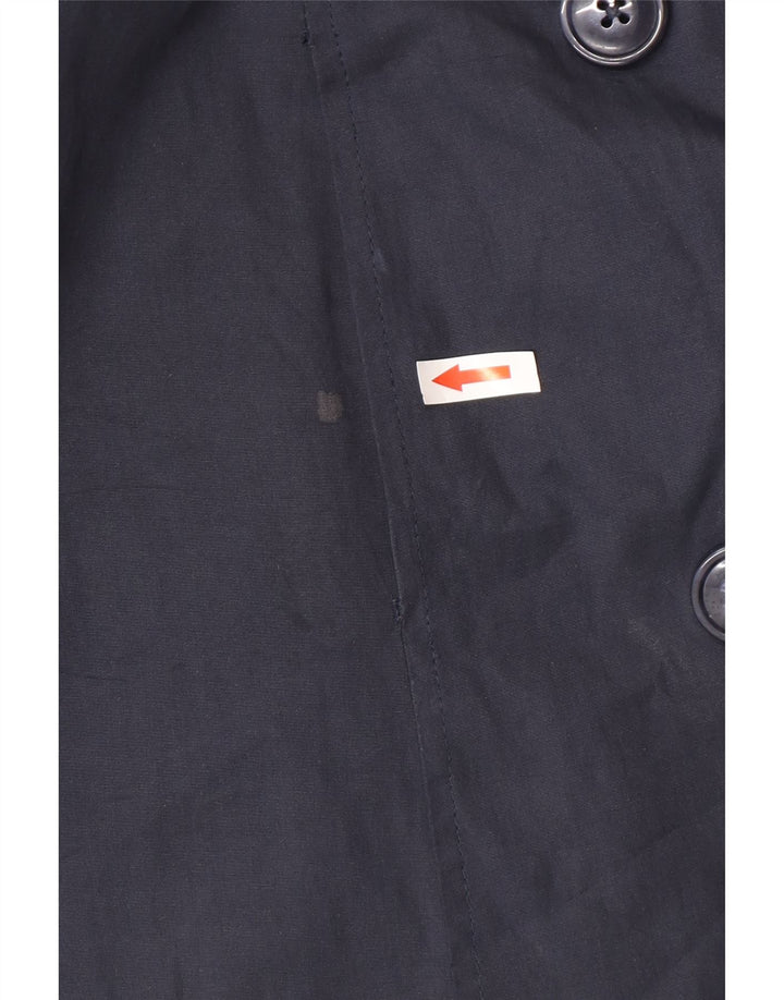 Naf Naf Γυναικεία καμπαρντίνα IT 48 XL Navy Blue Cotton