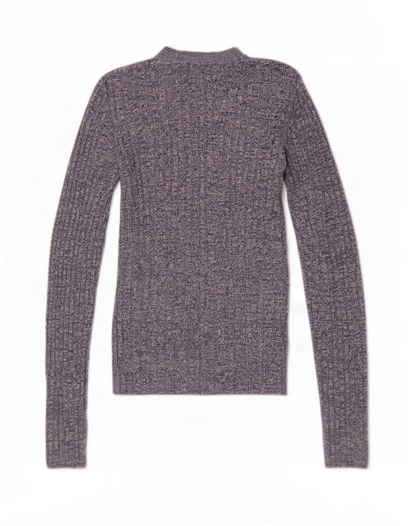 Γυναικείο πουλόβερ με λαιμόκοψη Ted Baker Μέγεθος 3 Medium Blue Flecked