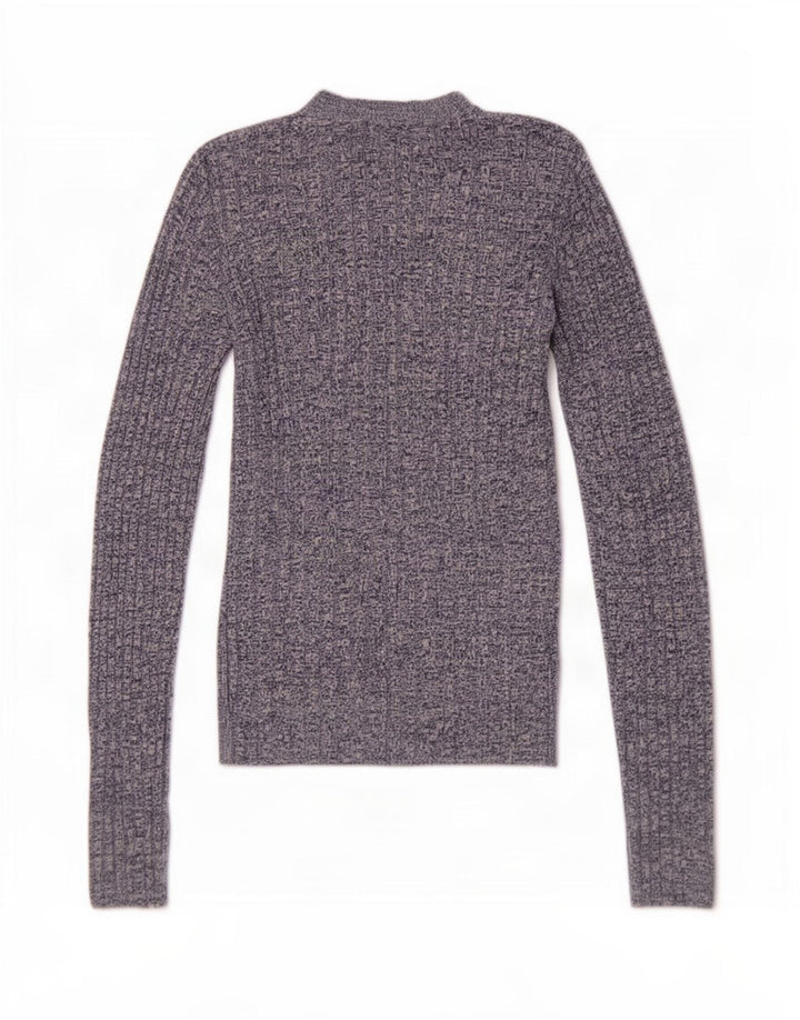 Γυναικείο πουλόβερ με λαιμόκοψη Ted Baker Μέγεθος 3 Medium Blue Flecked