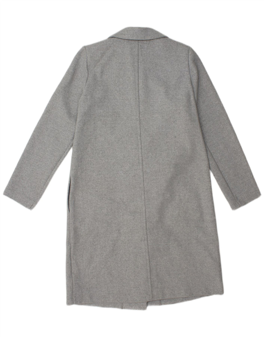 Zara Γυναικείο Ανοιχτό Πανωφόρι UK 14 Medium Grey Polyester