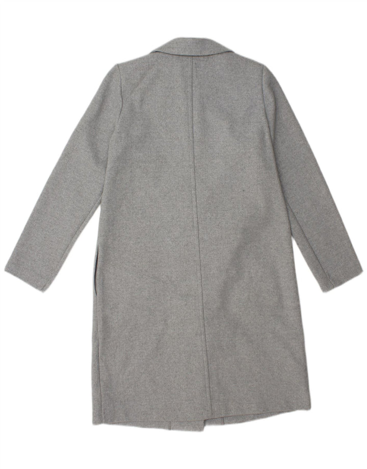 Zara Γυναικείο Ανοιχτό Πανωφόρι UK 14 Medium Grey Polyester