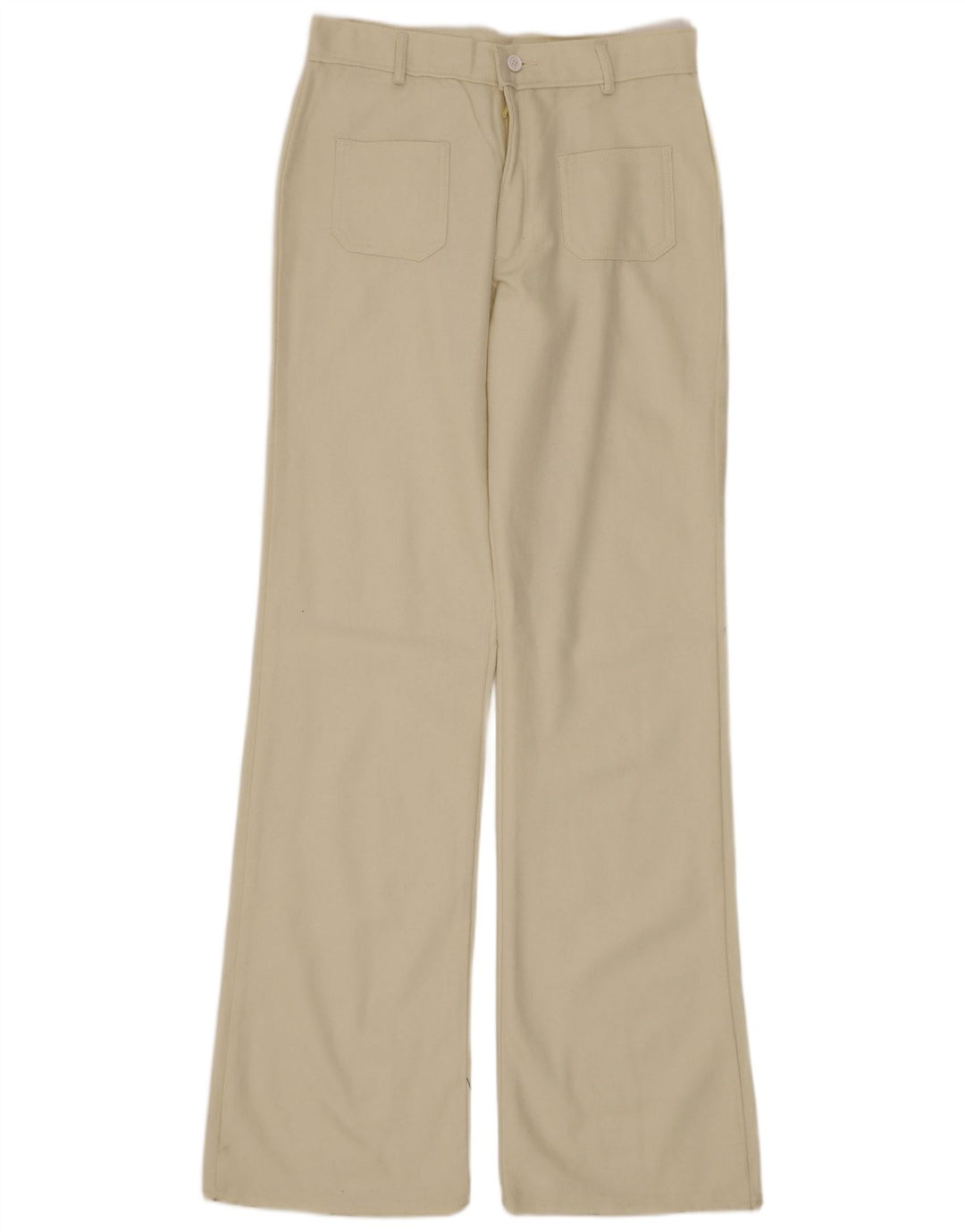 VINTAGE Γυναικείο Bootcut Casual Παντελόνι W30 L34 Μπεζ