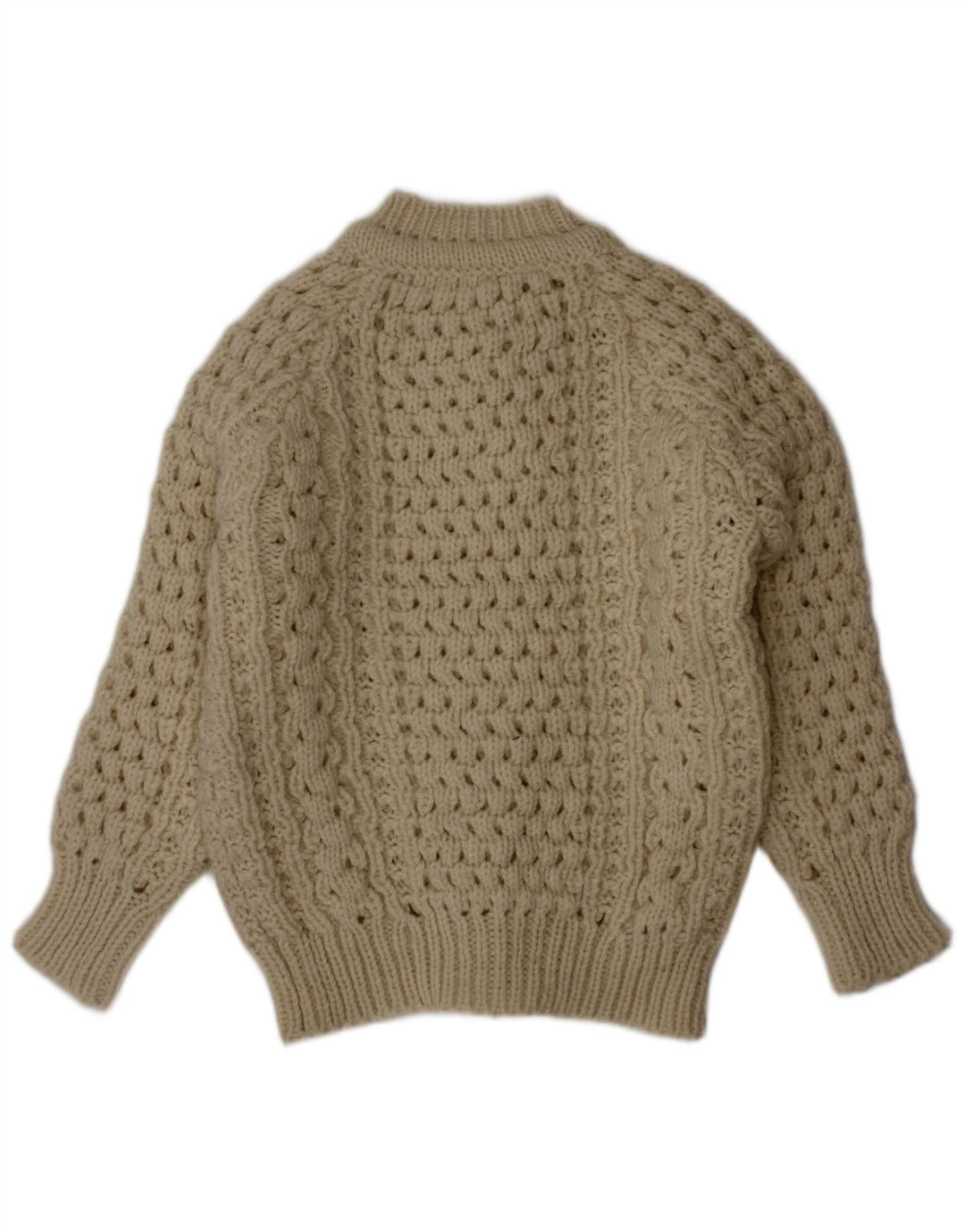 Πουλόβερ αγορίστικη ζακέτα Cladyknit 3-4 ετών Μπεζ μαλλί