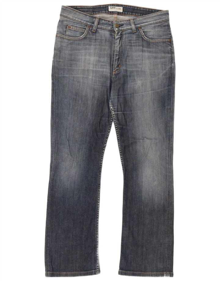Lee Womens Cameron Bootcut Jeans W34 L28 Μπλε βαμβακερό
