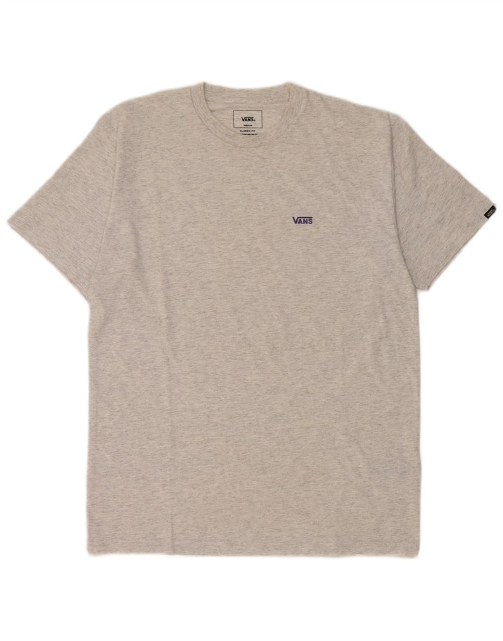 Ανδρικό T-Shirt Vans Κλασική Εφαρμογή Τοπ μεσαίου γκρι βαμβακερό