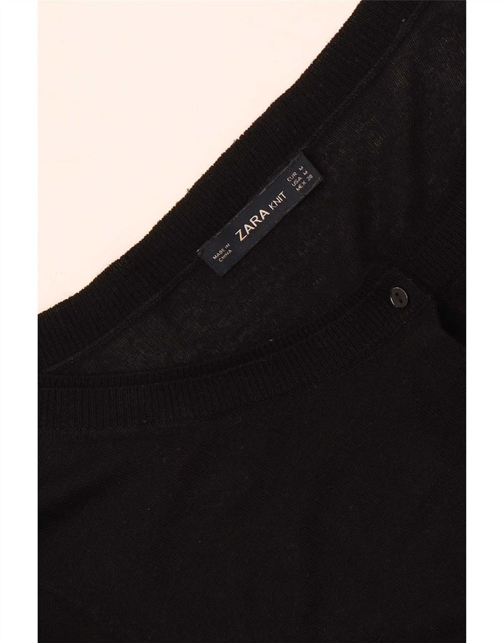 Zara Γυναικείο πουλόβερ UK 12 Medium Black