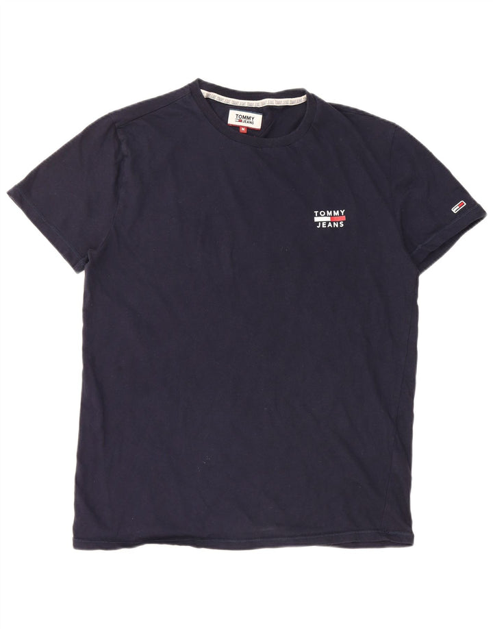 Ανδρικό T-Shirt TOMMY HILFIGER Τοπ μεσαίου μπλε βαμβακερό