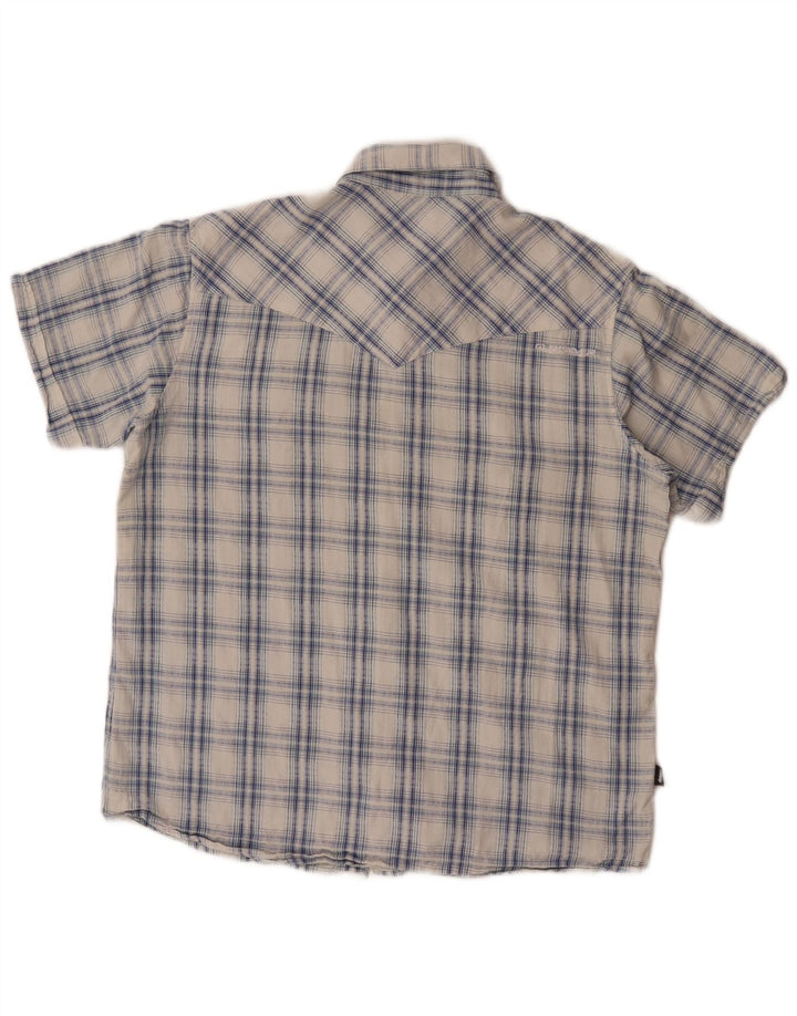 Ανδρικό κοντομάνικο πουκάμισο Quiksilver Small Blue Check
