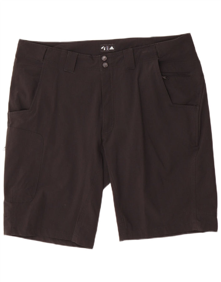 Ανδρικό σορτς Cargo Adidas W36 μεγάλο μαύρο νάιλον