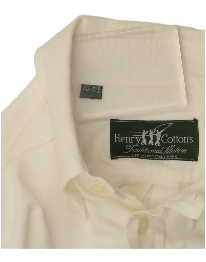 Ανδρικό πουκάμισο Henry Cottons Μέγεθος 40 15 3/4 Medium White