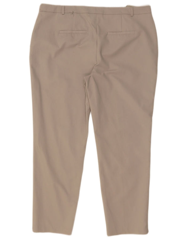 M&Co Γυναικείο Slim παντελόνι Chino UK 16 μεγάλο W36 L27 Γκρι βαμβακερό