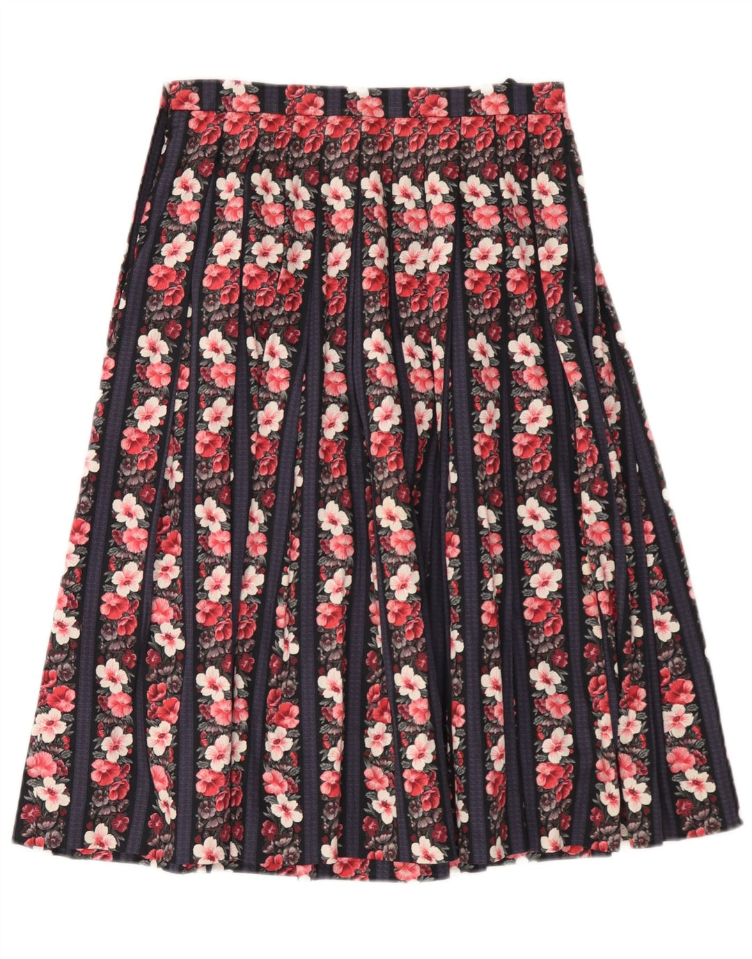 Vintage Γυναικεία Πλισέ Φούστα W30 Μεσαία Πολύχρωμη Floral
