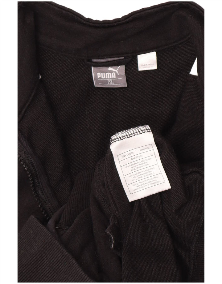 Μπουφάν Puma Boys αθλητική φόρμα 7-8 ετών Small Black Colourblock Βαμβακερό