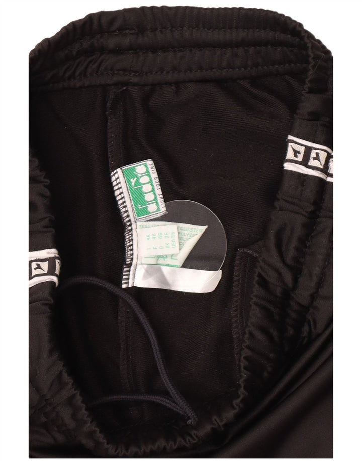 Ανδρική αθλητική φόρμα Diadora Graphic Παντελόνι UK 36 Small Black Polyester