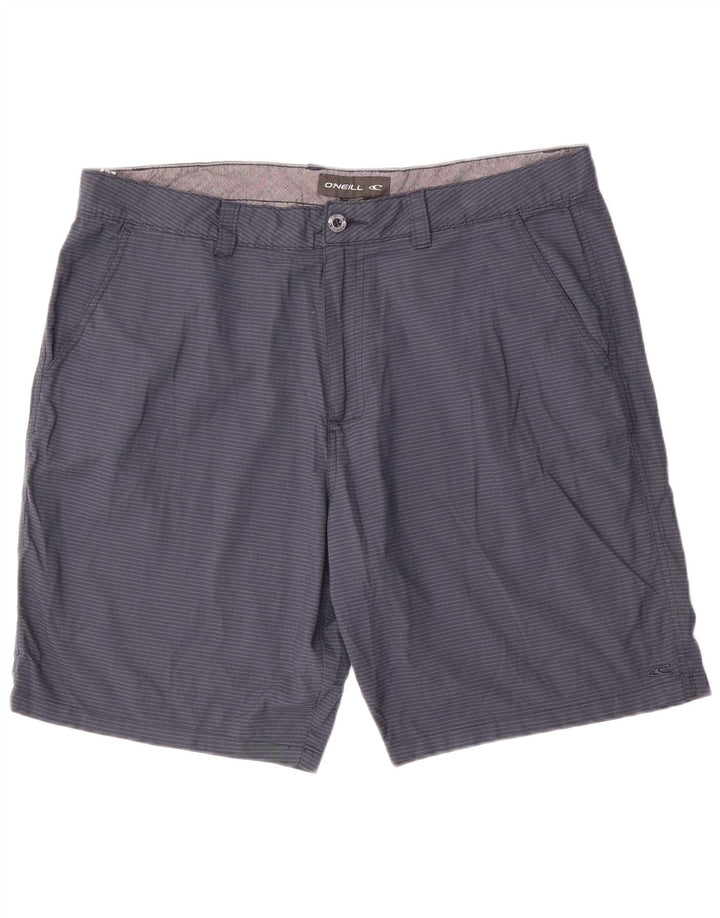Ανδρικό σορτς Chino O'Neill W38 XL Navy Blue Pinstripe Polyester