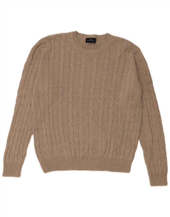 Ανδρικό πουλόβερ Marks & Spencer Blue Harbour Crew Neck Jumper Large Grey