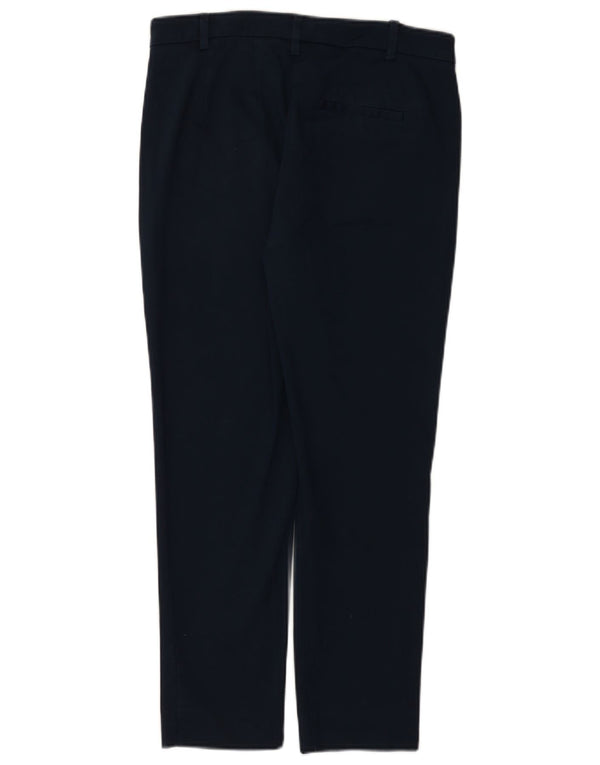 Marks & Spencer Γυναικείο Cropped Παντελόνι UK 10 Small W30 L25 Navy Blue