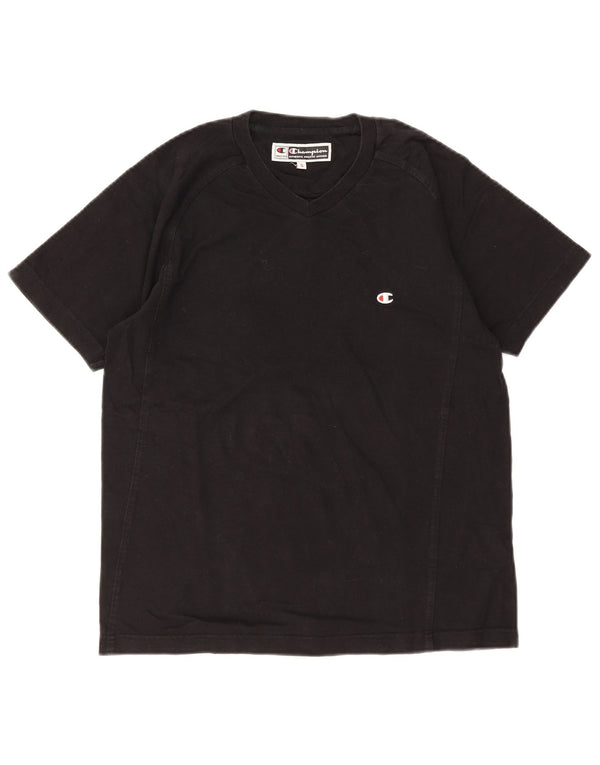 Ανδρικό T-Shirt Champion Top Μικρό μαύρο βαμβακερό