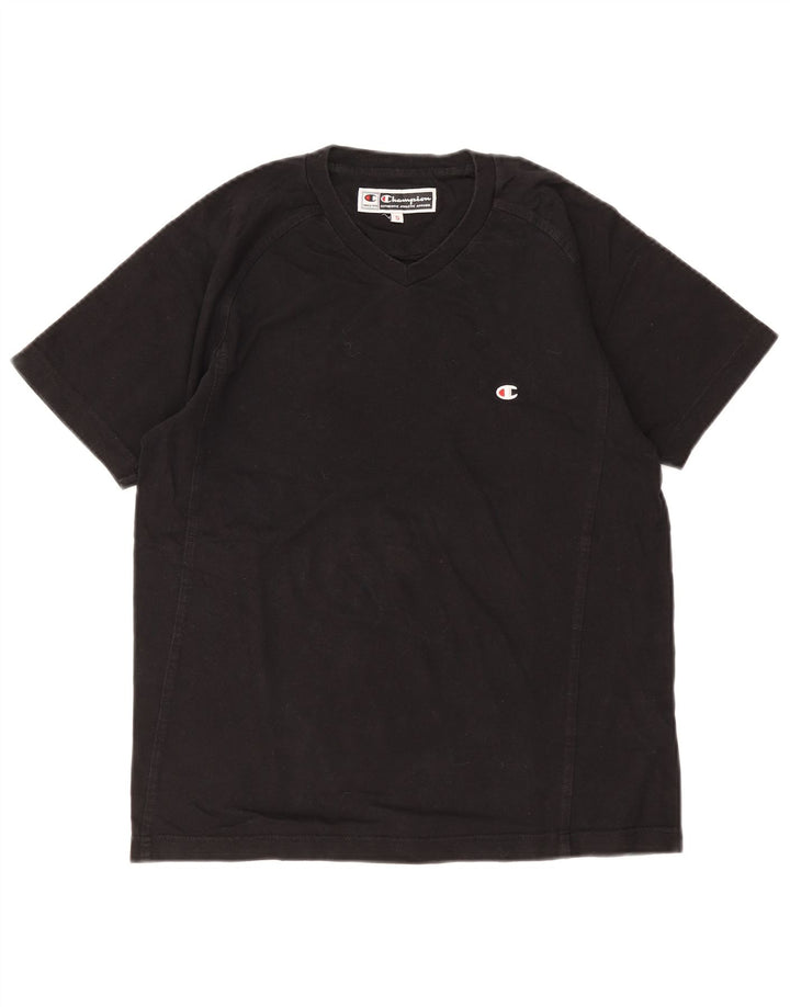 Ανδρικό T-Shirt Champion Top Μικρό μαύρο βαμβακερό