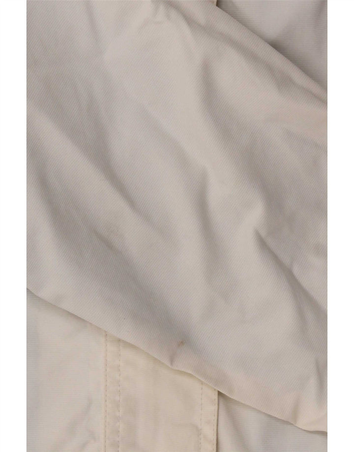 Γυναικείο μπουφάν βροχής Weird Fish Hooded UK 14 Large White Colourblock Nylon