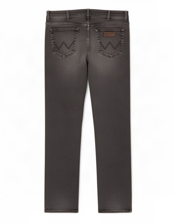 Ανδρικό τζιν Texas Straight Wrangler W40 L34 Γκρι βαμβακερό