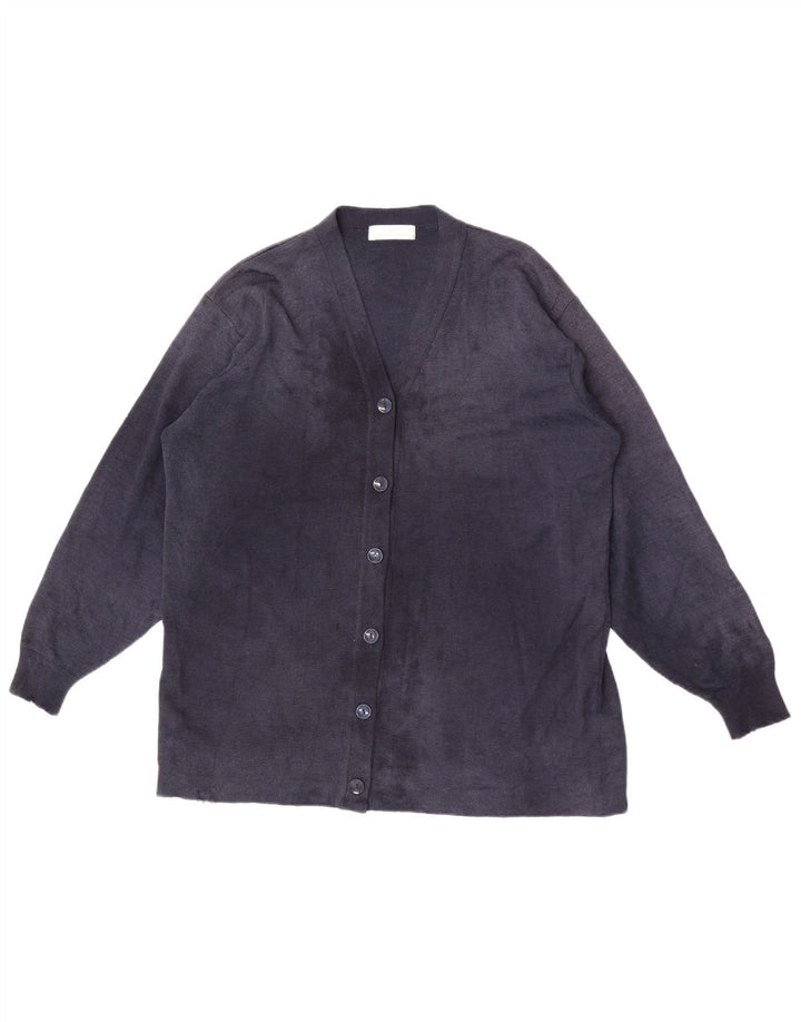 Marks & Spencer Γυναικεία ζακέτα πουλόβερ EU 38/40 Medium Navy Blue Wool