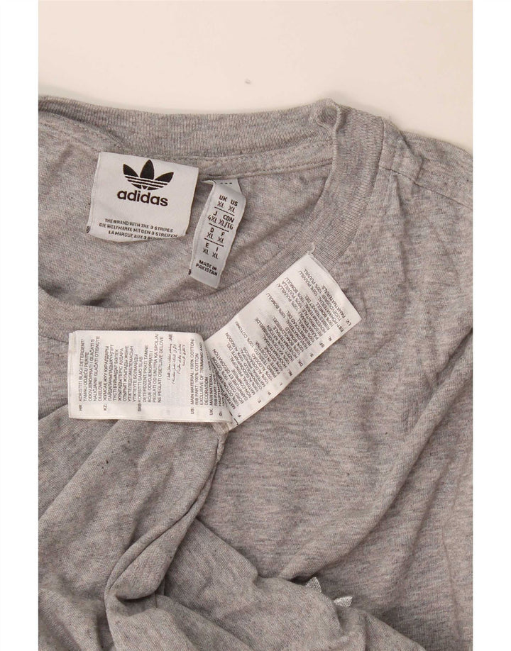 Ανδρικό T-Shirt Adidas Top XL Γκρι βαμβακερό