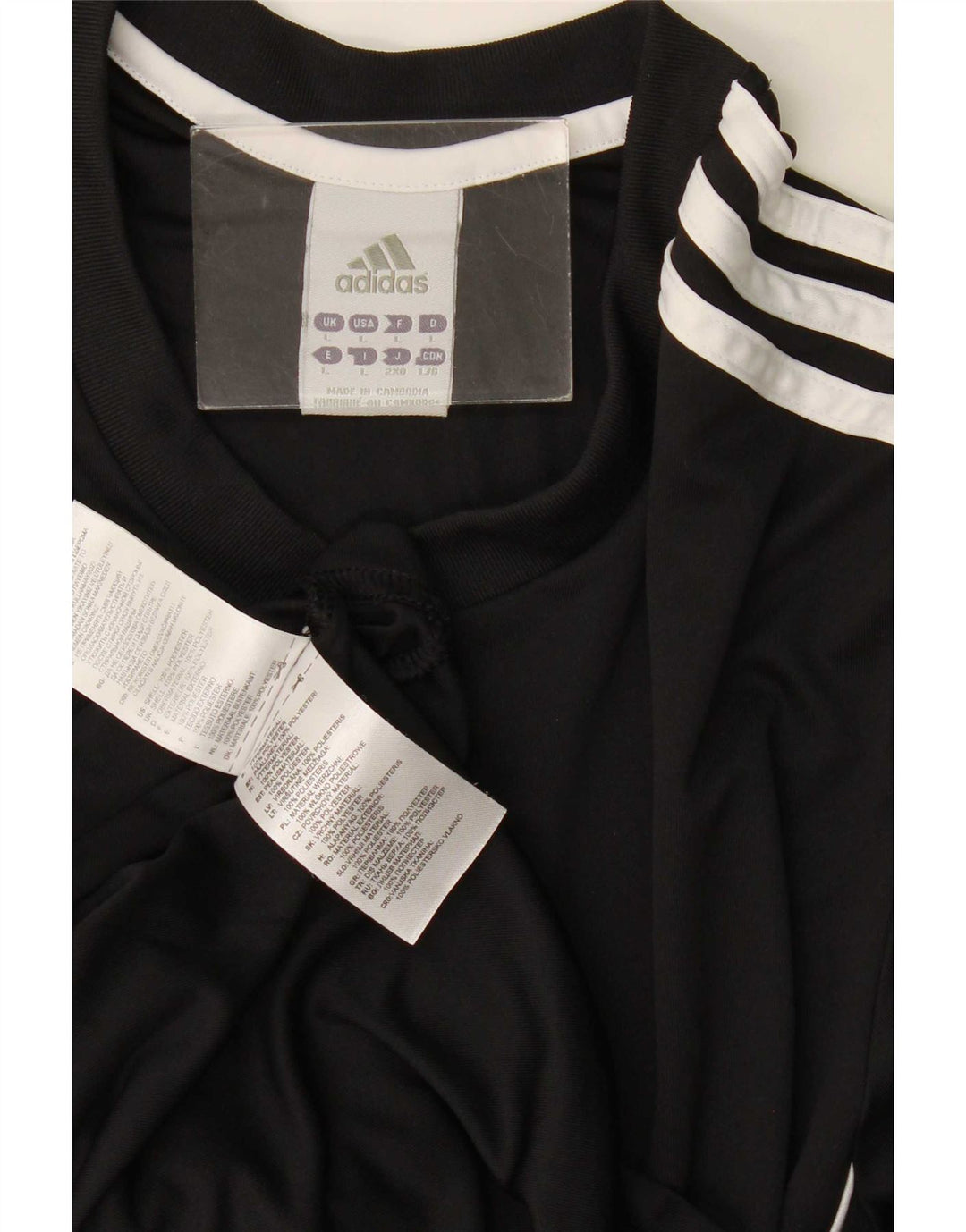 Adidas Ανδρικό T-Shirt Climalite Top Large Μαύρο Πολυεστέρας