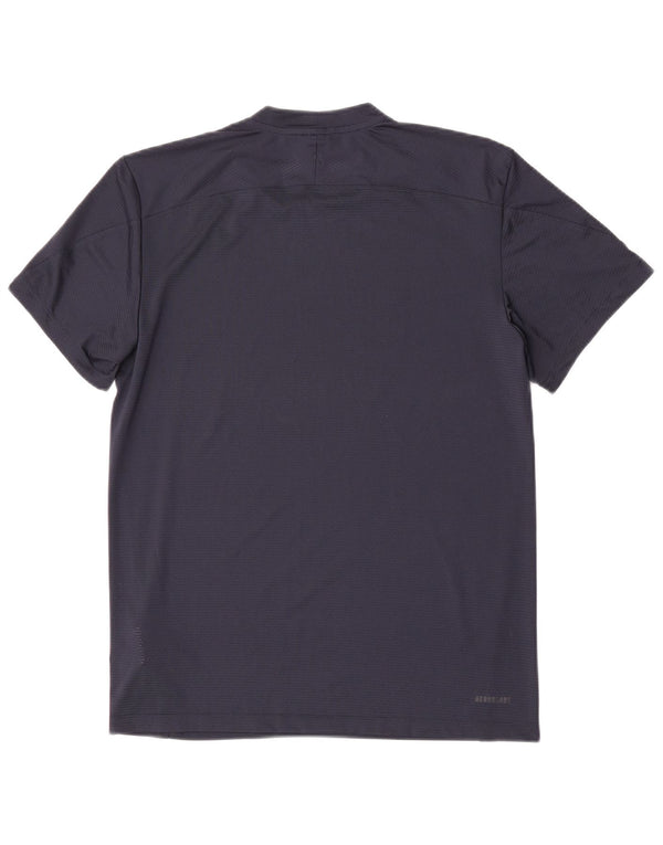 Adidas Ανδρικό T-Shirt Aeroready Top Medium Navy Blue Polyester