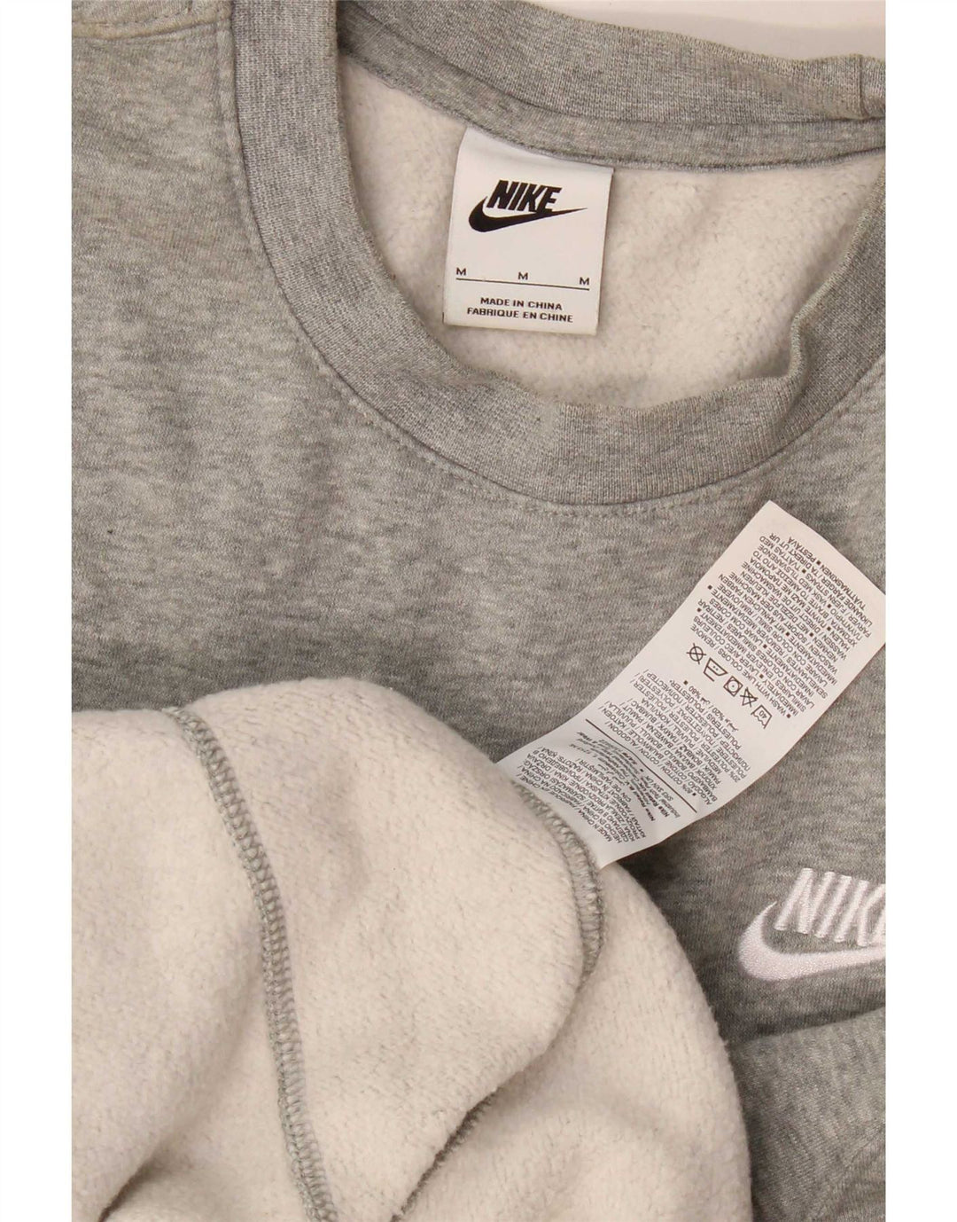 Ανδρικό φούτερ Nike Jumper, μεσαίο γκρι βαμβακερό