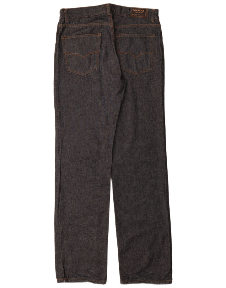 WAMPUM Ανδρικό τζιν ίσιο IT 48 Medium W33 L35 Navy Blue Cotton