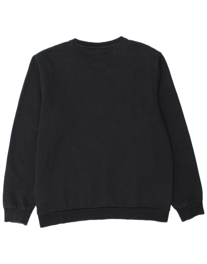 Ανδρικό γραφικό φούτερ Puma Jumper μεγάλο μαύρο βαμβακερό