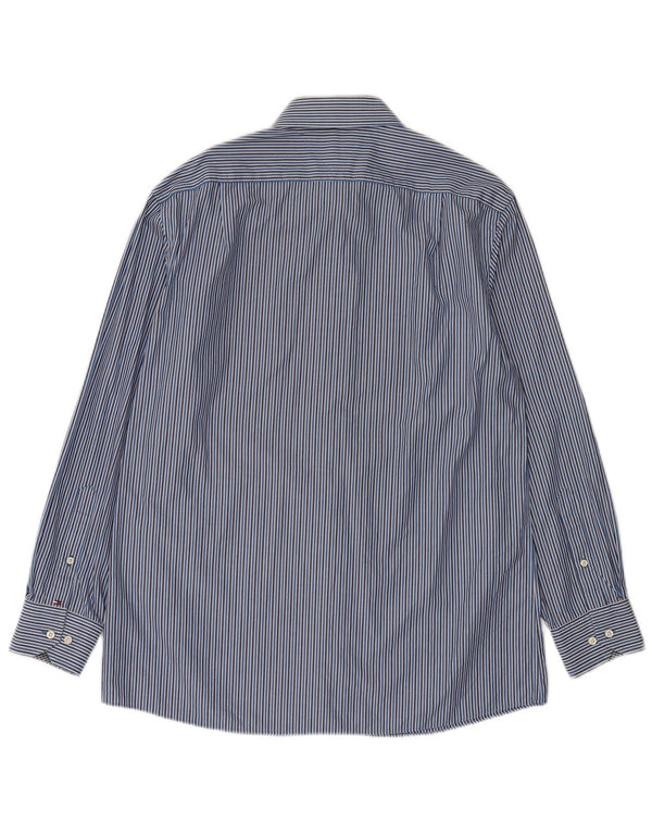 Ανδρικό πουκάμισο Tommy Hilfiger 16 Large Blue Pinstripe