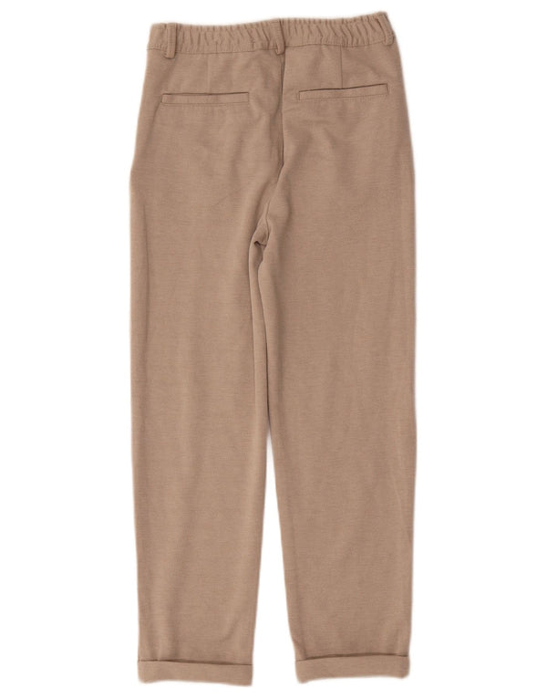 Zara Boys Pegged Chino Παντελόνι 9-10 ετών W26 L23 Beige Polyester