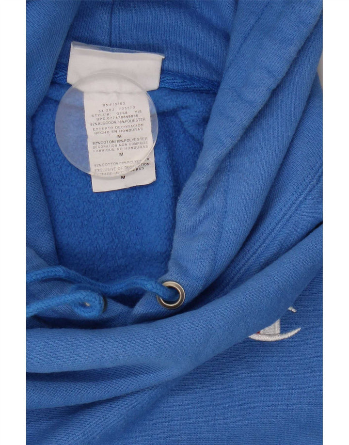 Champion Mens Hoodie Jumper Μεσαίο Μπλε Βαμβακερό