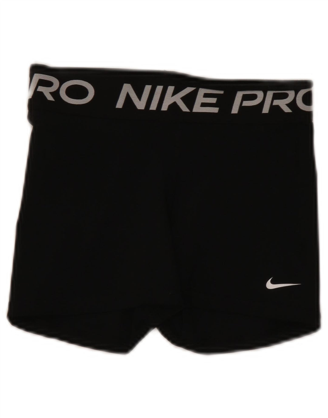 Γυναικείο γραφικό αθλητικό σορτς Nike Dri Fit UK 8 μικρό μαύρο πολυεστέρα