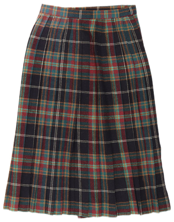 St. Bernard Γυναικεία φούστα με μαχαίρι πλισέ UK 10 Small W24 πολύχρωμο καρό