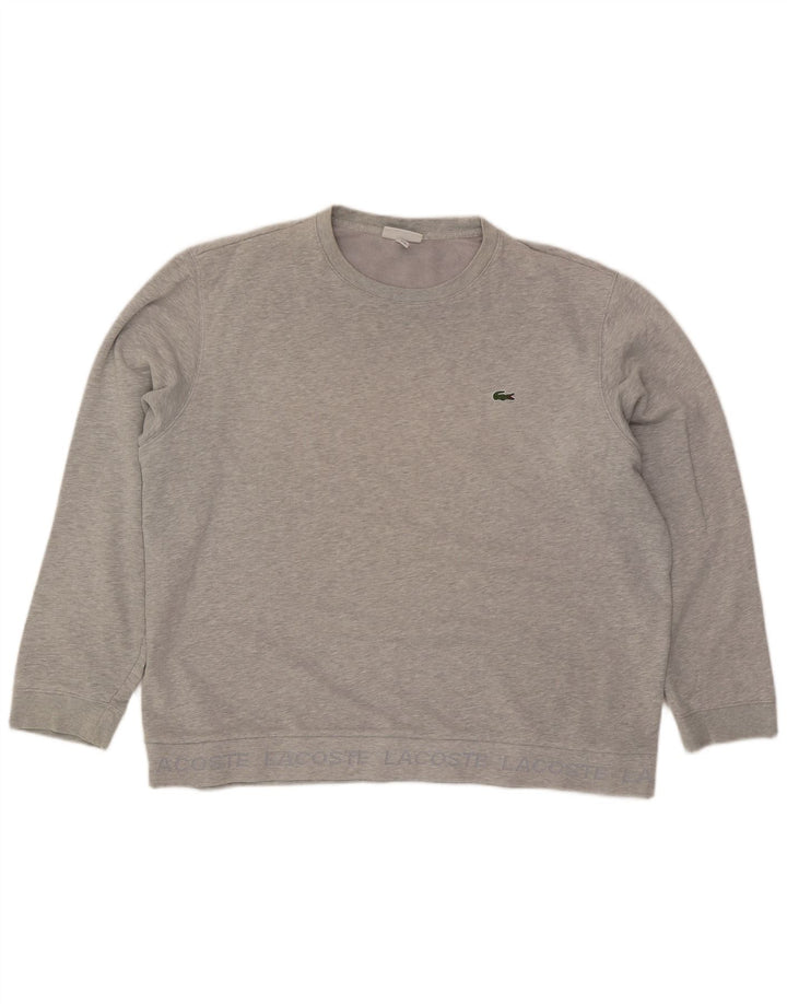 Ανδρικό φούτερ Lacoste Jumper Size 8 3XL Γκρι βαμβακερό