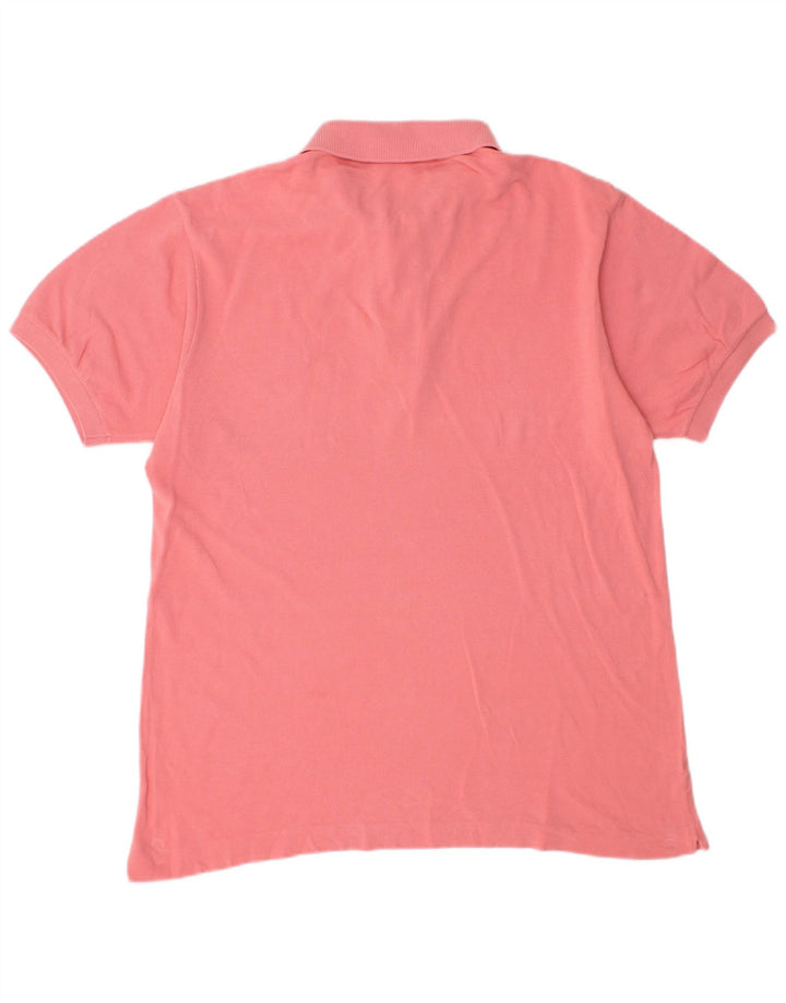 Ανδρικό πουκάμισο Polo Lacoste, Μέγεθος 4, Μεσαίο Ροζ Βαμβακερό