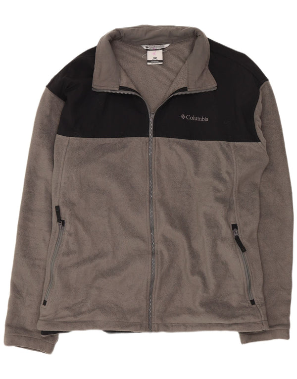 Columbia Ανδρικό Fleece Jacket UK 46 3XL Γκρι πολυεστέρας