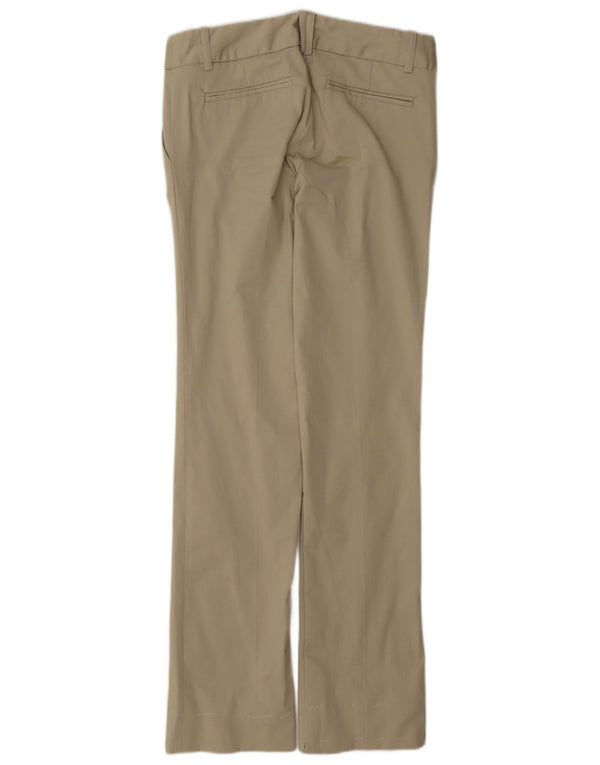 Zara γυναικείο μποτάκι παντελόνι Chino EU 36 XS W26 L32 Μπεζ βαμβακερό