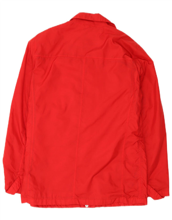 Armani Jeans Γυναικείο Windbreaker Jacket UK 12 Medium Red Polyamide